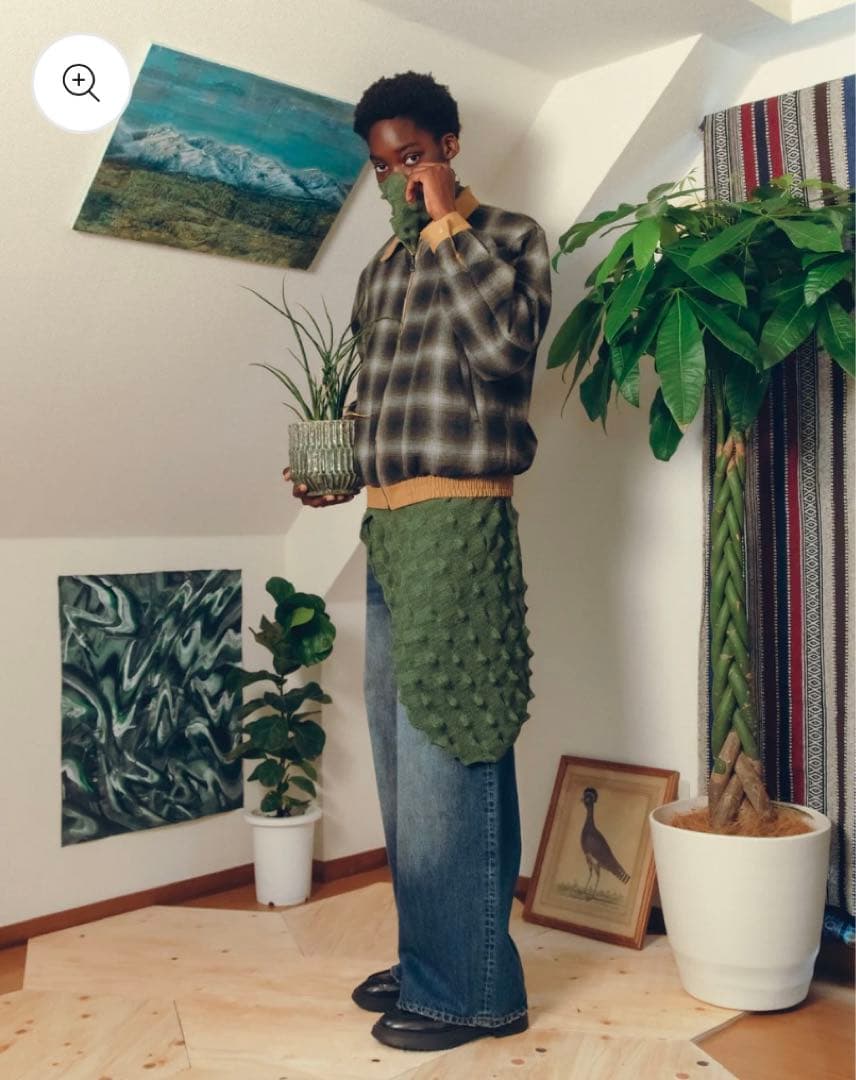 パラノイド　PARANOID Spiky scarf メンズ