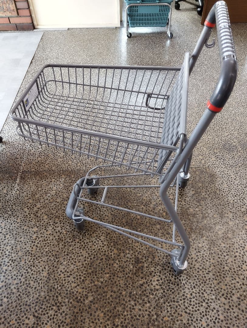 ショッピングカート（５台） PVN902PE-C100 網目タイプ スチール