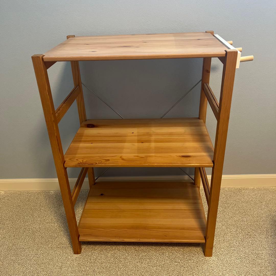 無印良品　木製 2段オープンシェルフ