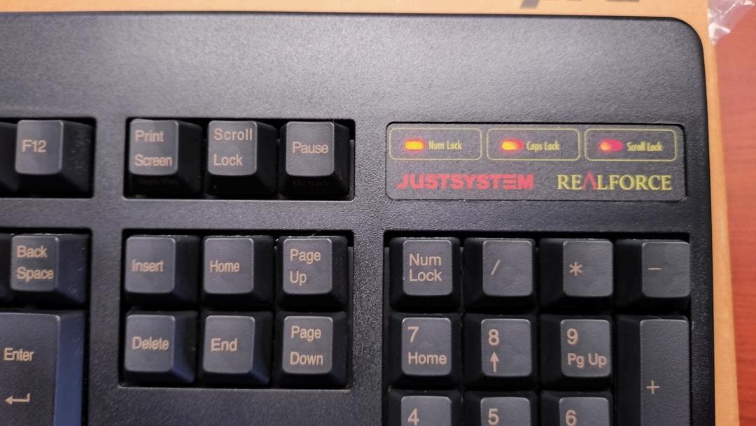 RealForce 106-JS 初代 赤LED ジャストシステムモデル