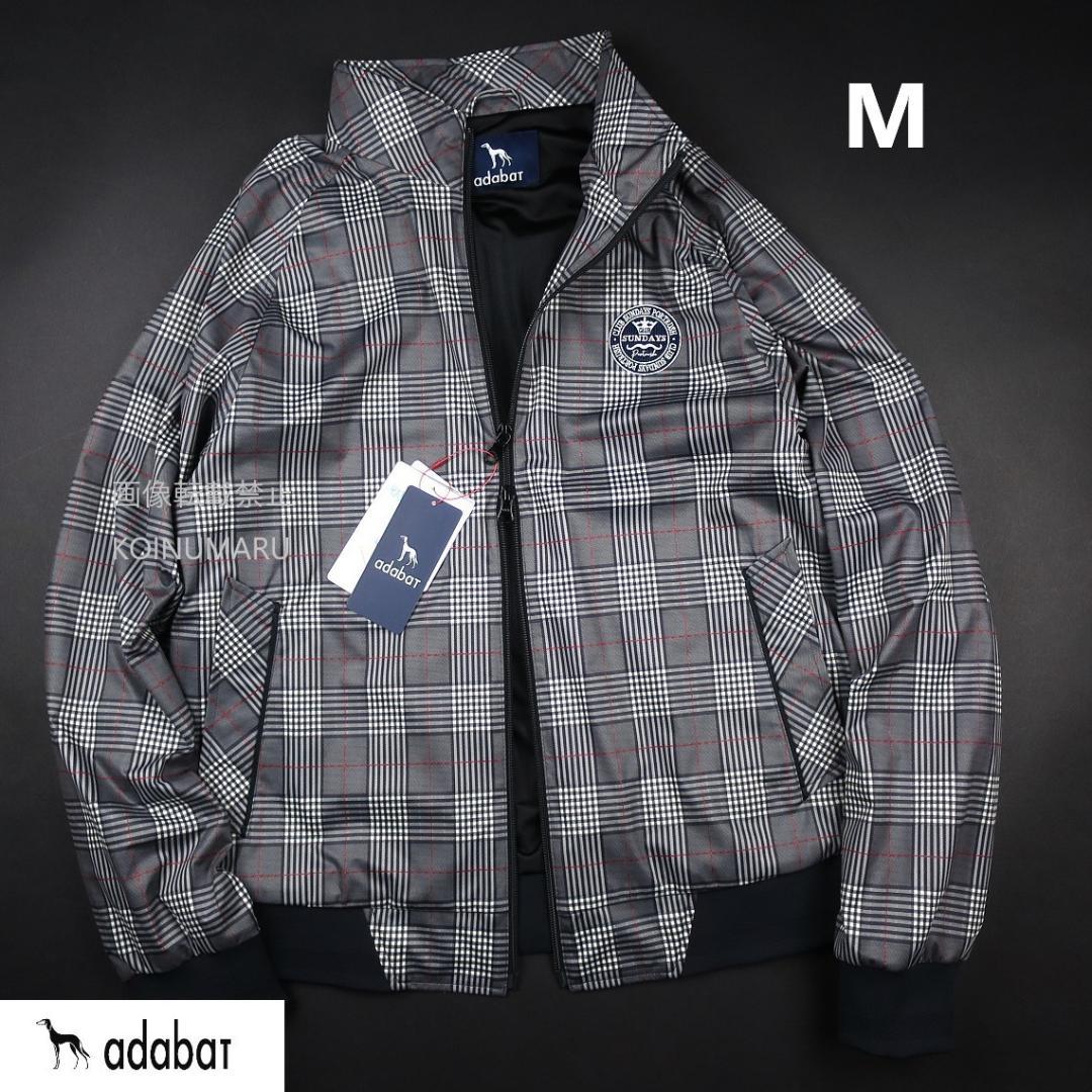 adabat 撥水 グレンチェック柄 スウィングトップ M