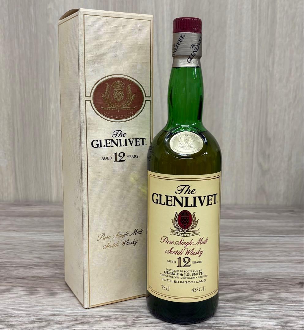 未開封 グレンリベット 12年 ピュア・シングルモルト 43度