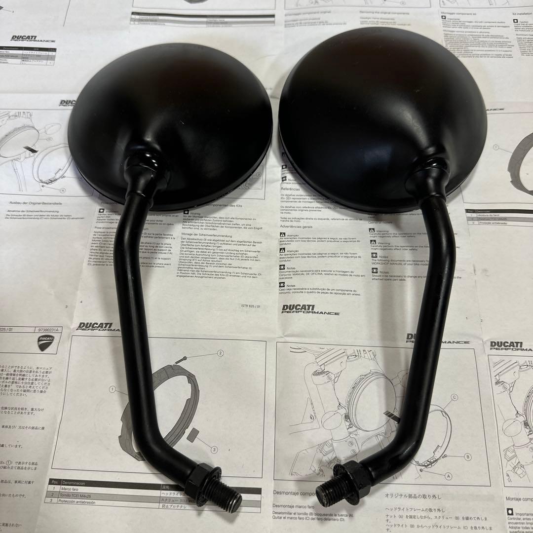 ドゥカティ スクランブラー 1100 プロ 純正ミラー DUCATI 左右