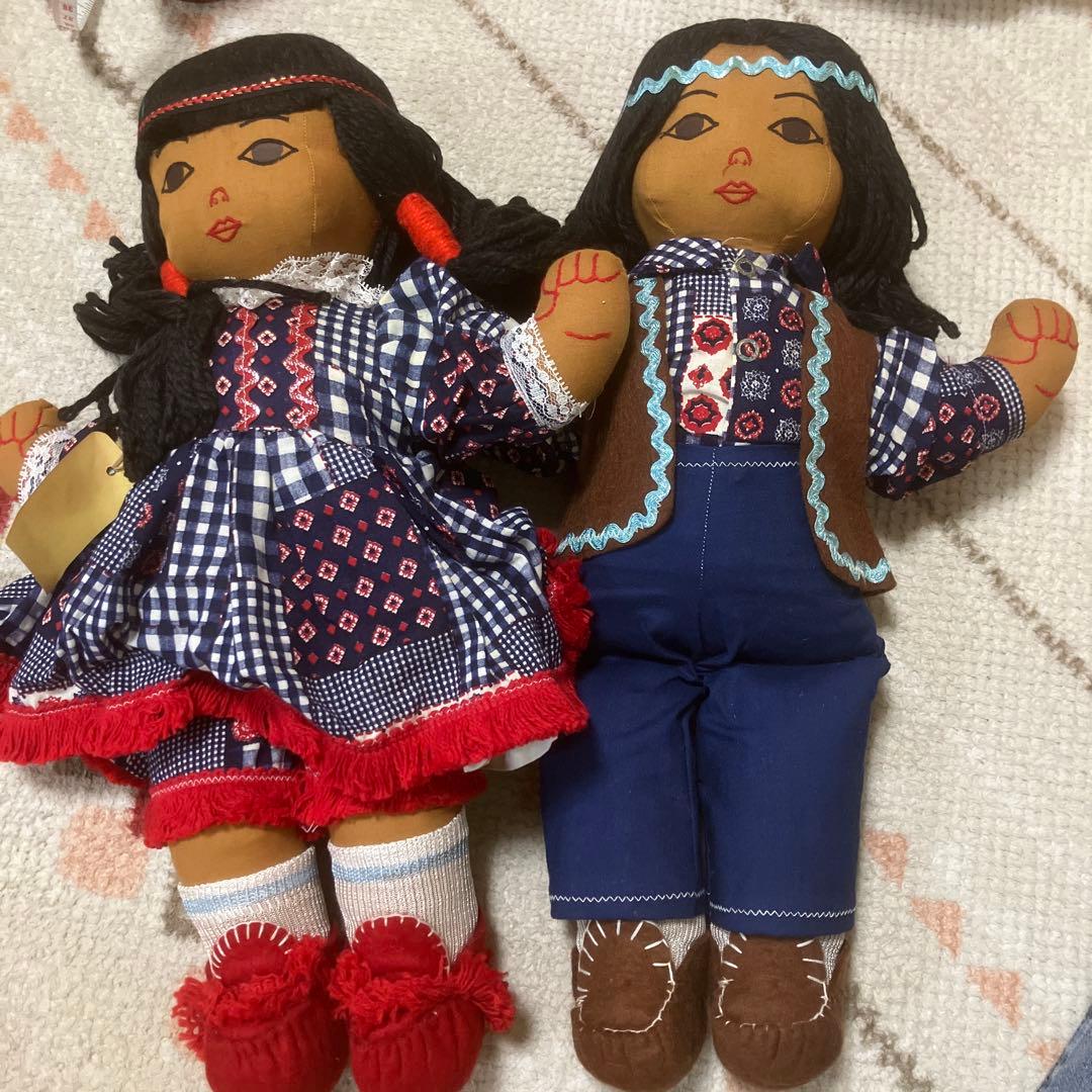 ヴィンテージ　ネイティブ・アメリカン HUALAPAIインディアン人形セット