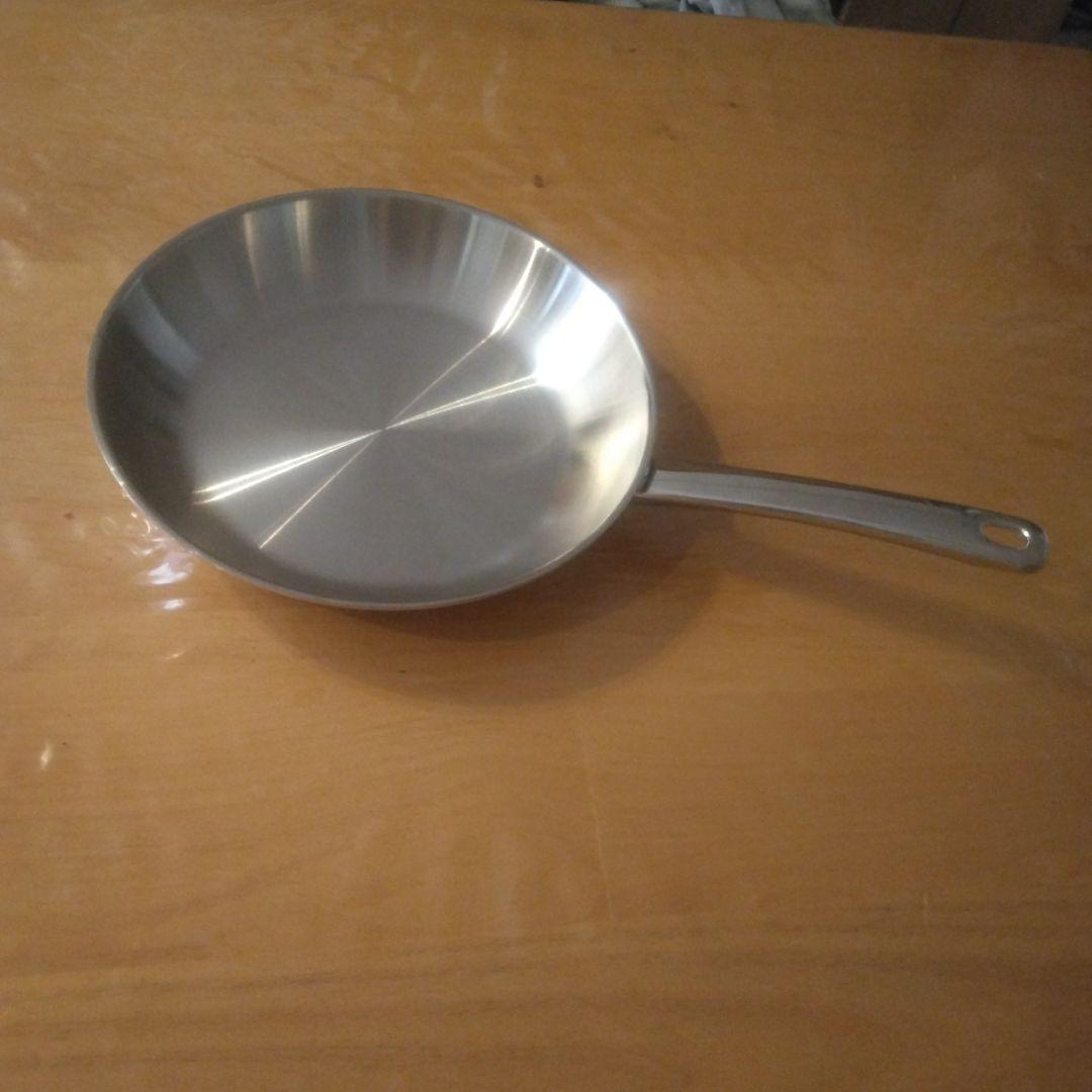 ステンレス製フライパン Made in U.S.A　10インチ　未使用保管品