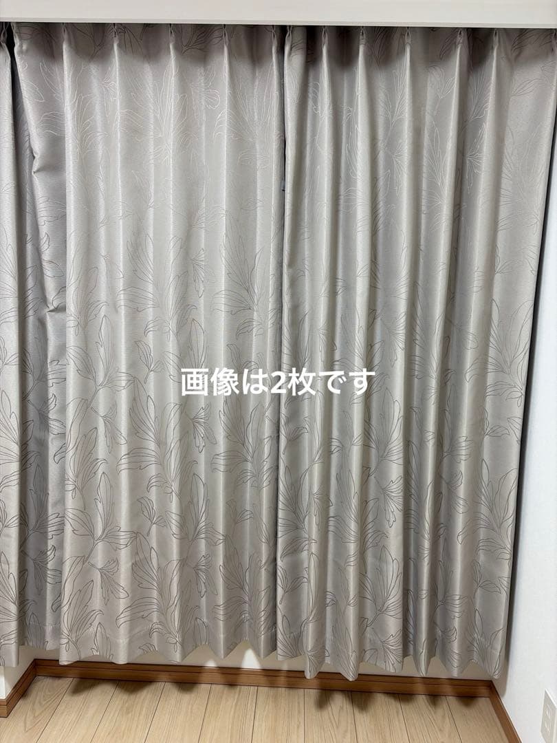 遮熱・遮音・遮光1級ドレープカーテン（遮音 DH09）100X178 モカ　6枚