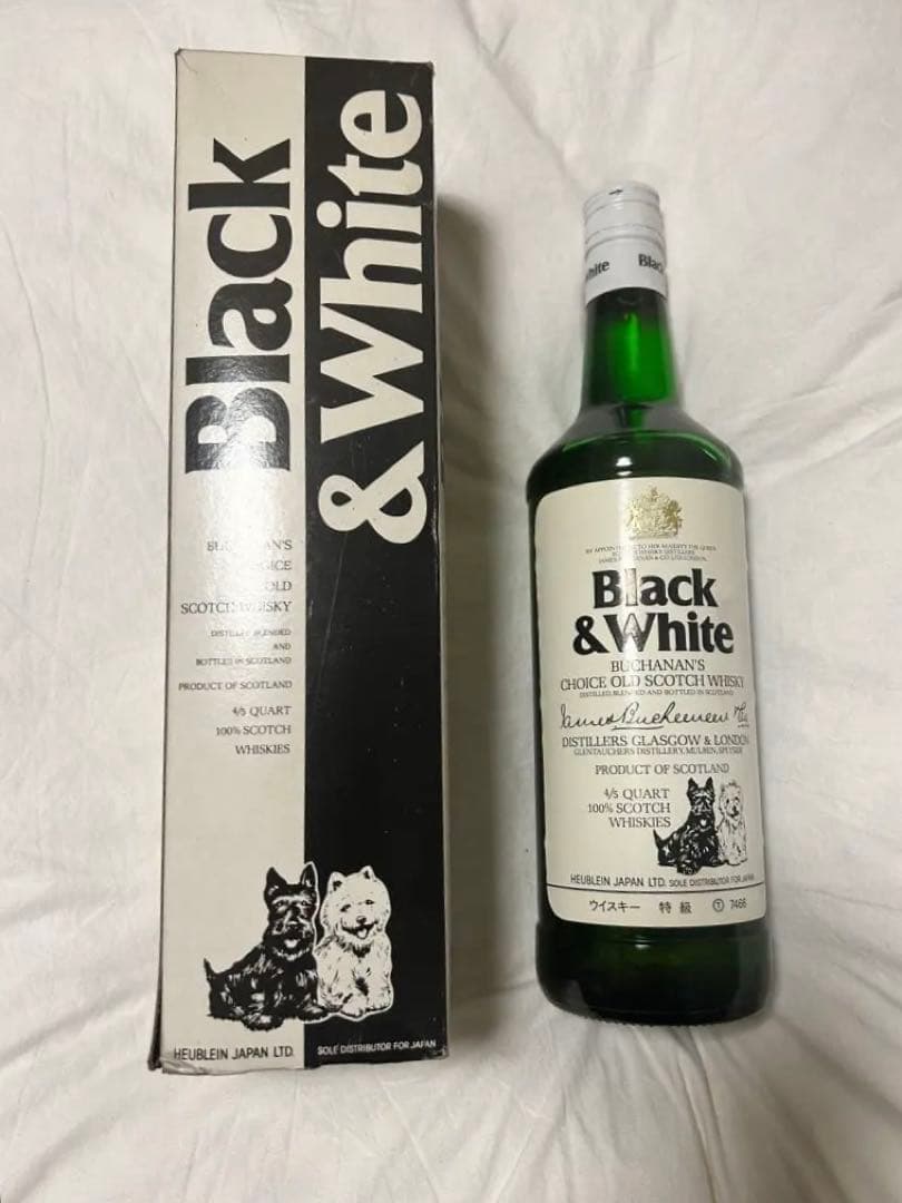 ウイスキー Black & White