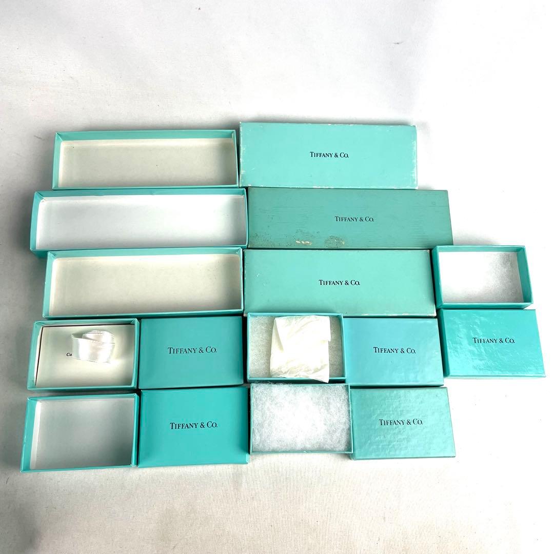 ティファニー 空箱 空き箱 保存袋 ジュエリー アクセサリー ケース 24点