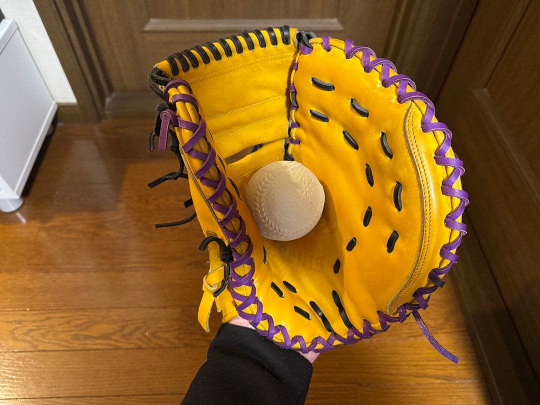 【美品】Zeemsキャーストミット 軟式・ソフトボール キャッチャー ファースト