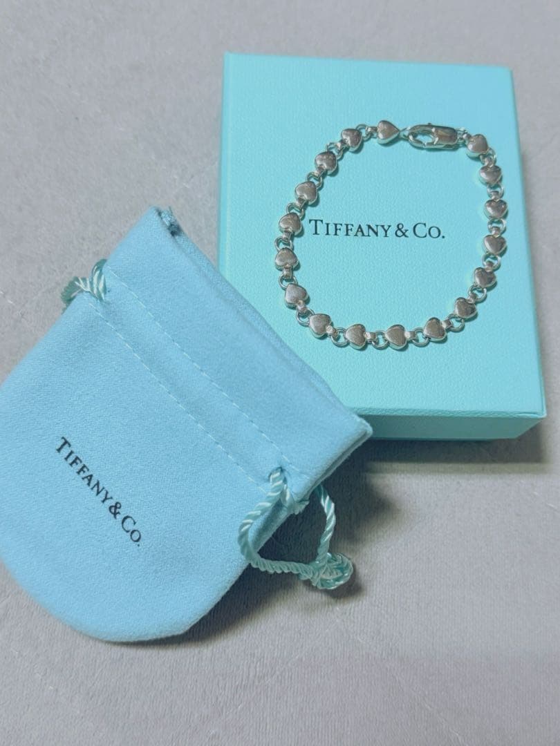 Tiffany&Co. ティファニー　パフハート　ブレスレット 美品