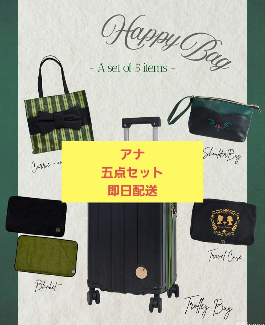 【抜き取りなし】アナ しまむら　ちはる　キャリーケース　アナ雪　ハッピーバッグ