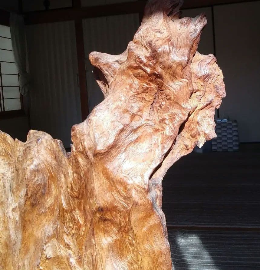 【貴重】屋久杉　原木　こぶ　オブジェ　置物　天然木