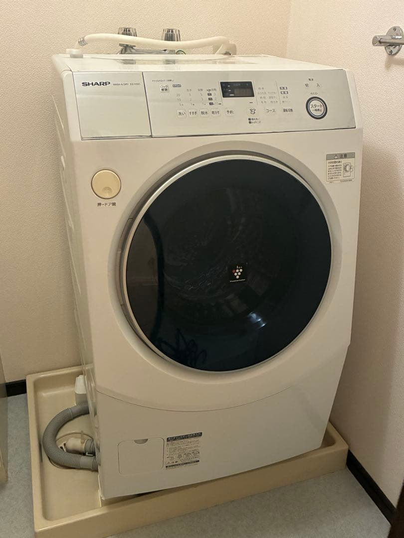 シャープ　ES-H10C■ドラム式洗濯乾燥機■ヒーターセンサー乾燥　右開き■