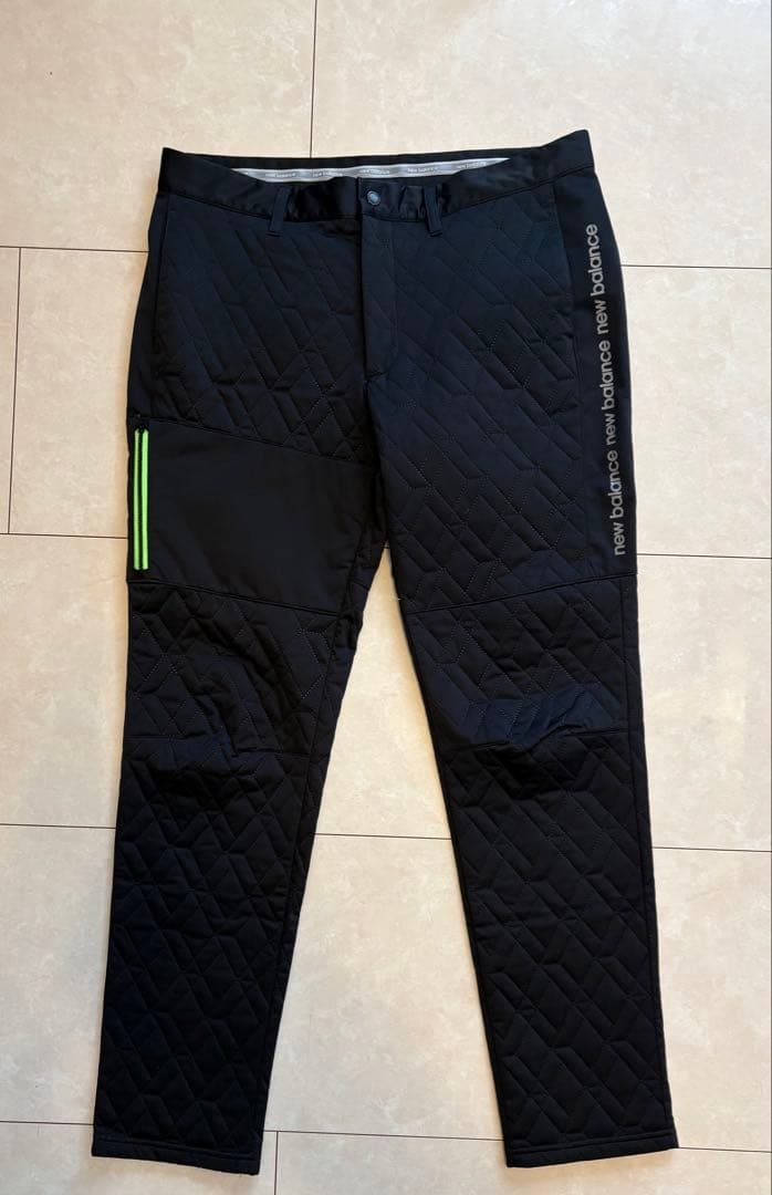 New Balance キルティングパンツ ブラック