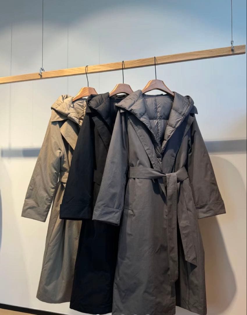 セブンフェアリー　フード付きロング丈　ダウンジャケット　M 新品