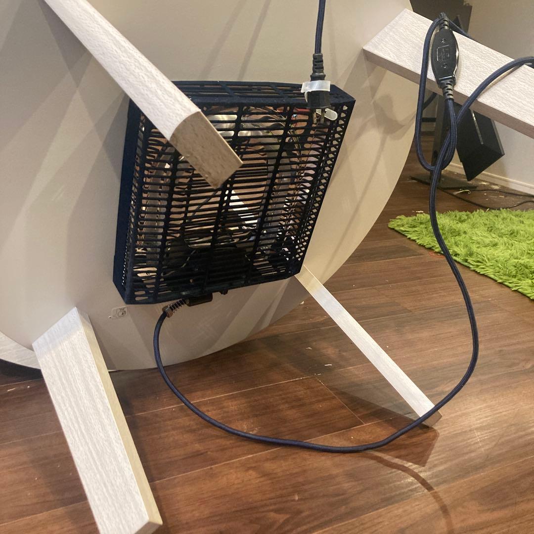 円形こたつテーブル 70cm 天板リバーシブル