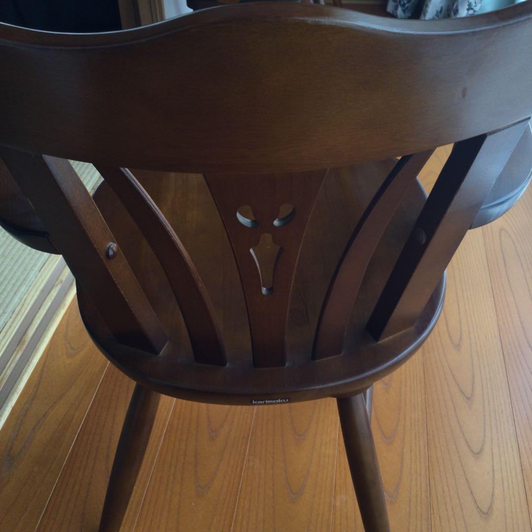 カリモク　回転椅子