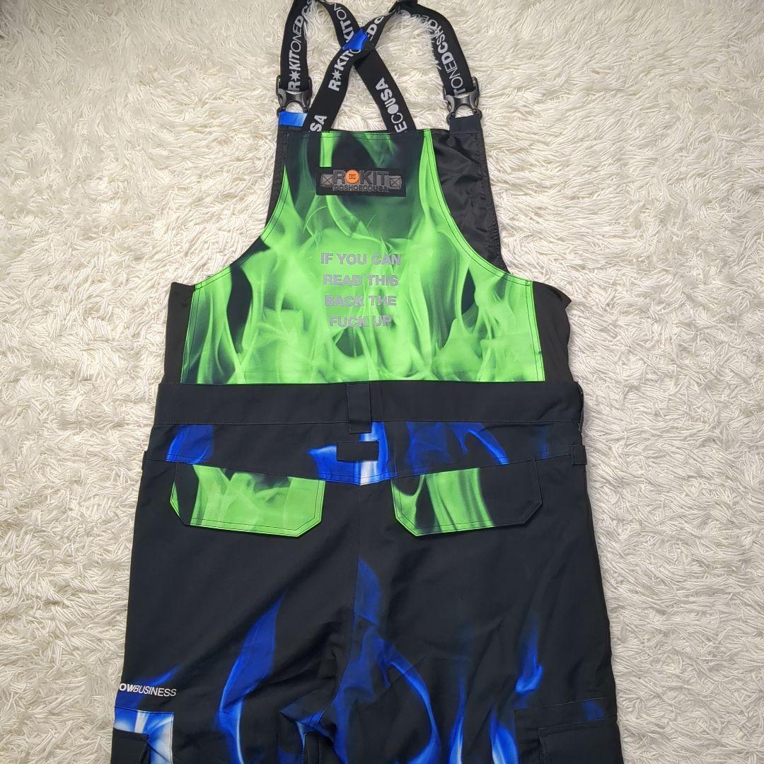 【タグ付き✨DC✨ROKIT✨L】スノー スノボ ビブパンツ オーバーオール
