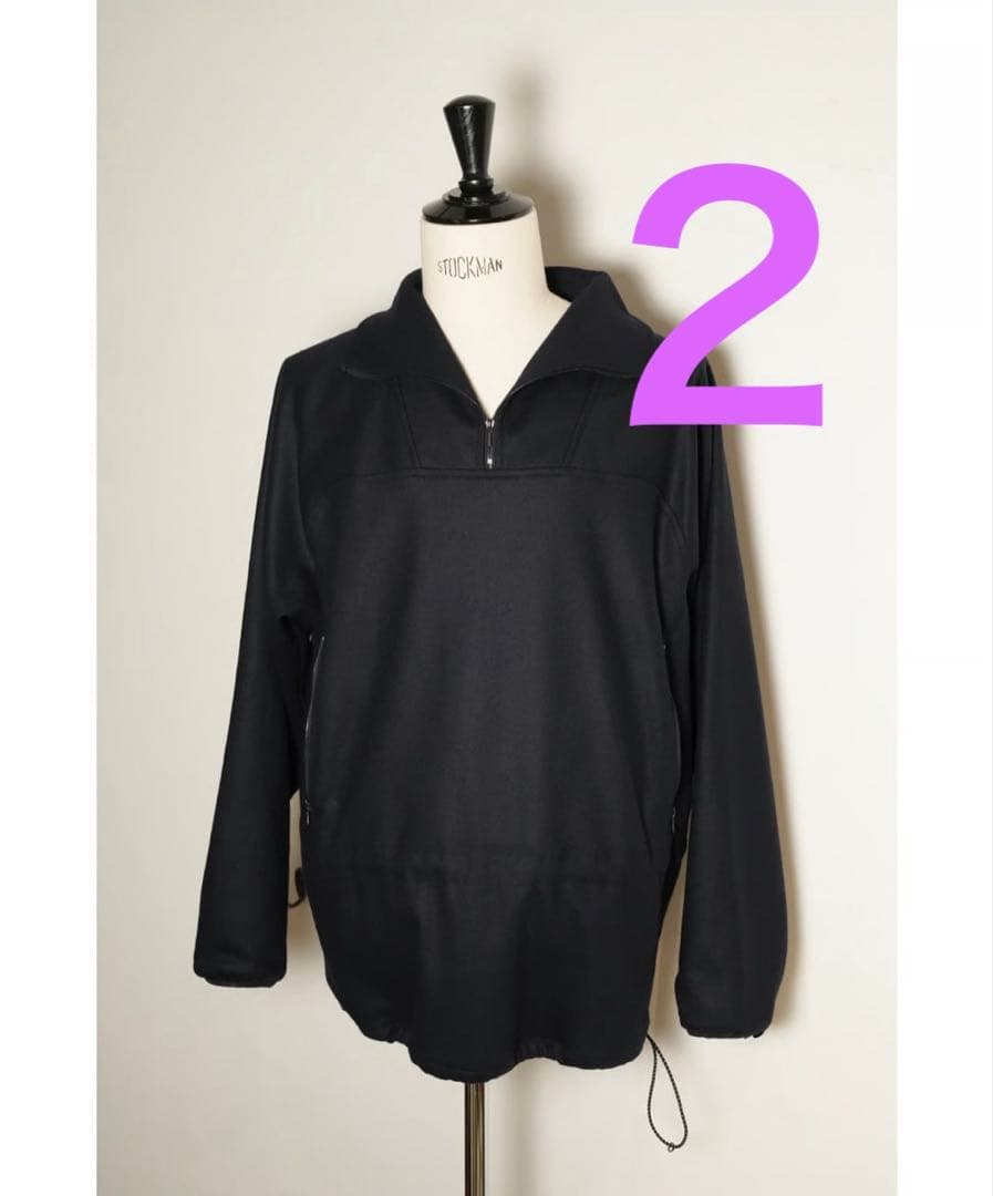 ジャケット・アウター MAATEE&SONS HALF ZIP ANORAK navy 2