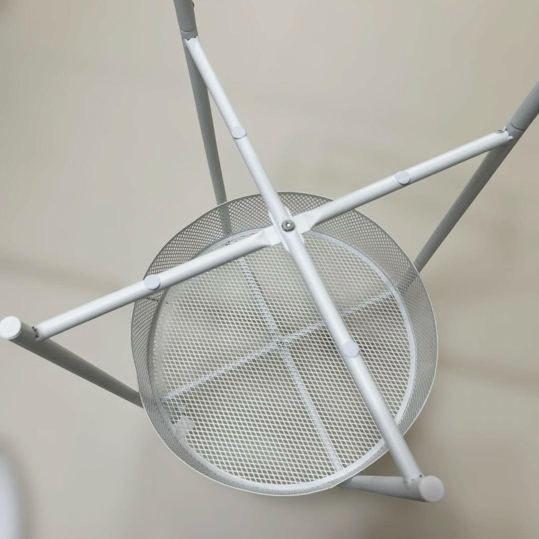 キャスター付き ラウンドトレー スチールワゴンテーブル おしゃれ 魅せる収納