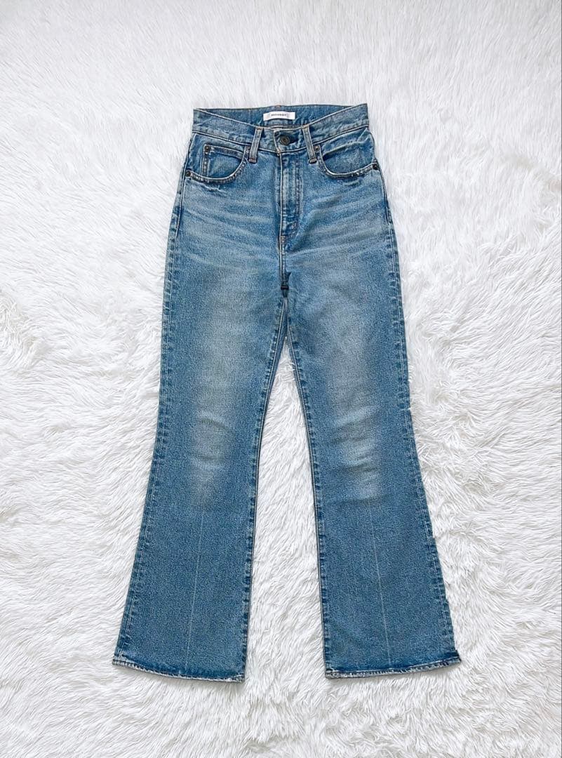 MOUSSY♡MVS FLARE フレア ブーツカットデニム25インチ