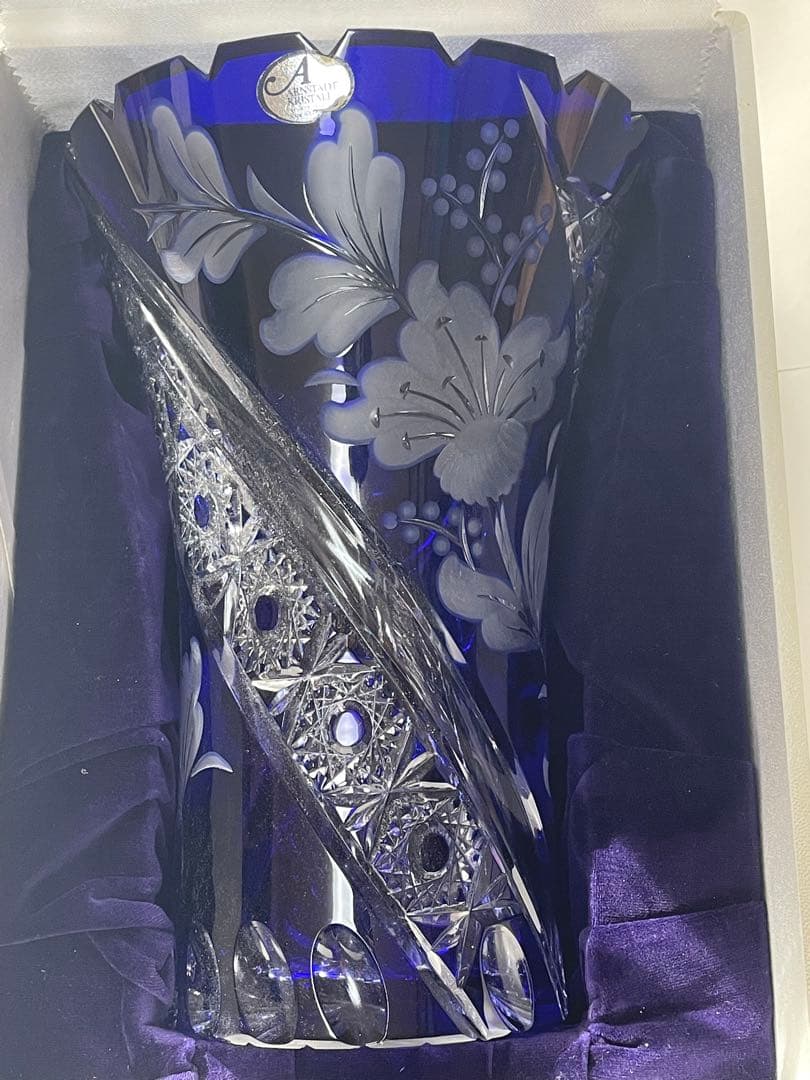 みかみ ドイツ製 アルンシュタットクリスタル花瓶