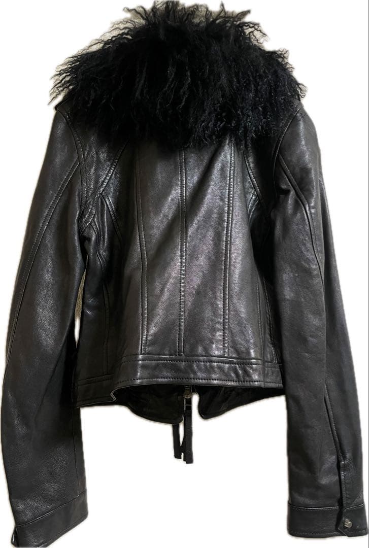 goa gimmick fur jacket ゴア レザー ジャケットライダース