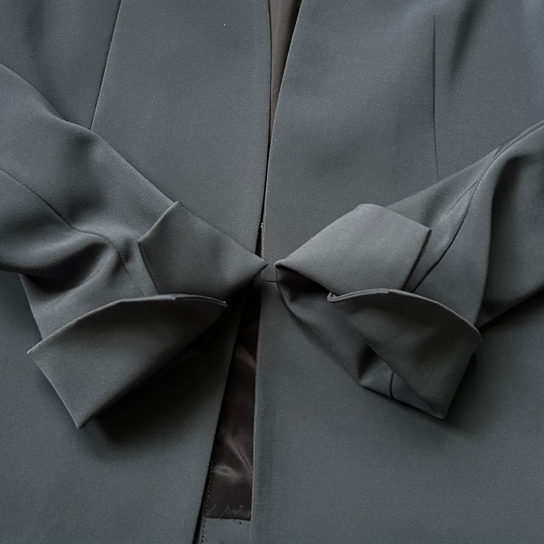 green label relaxing ノーカラー スーツ パンツセットアップ