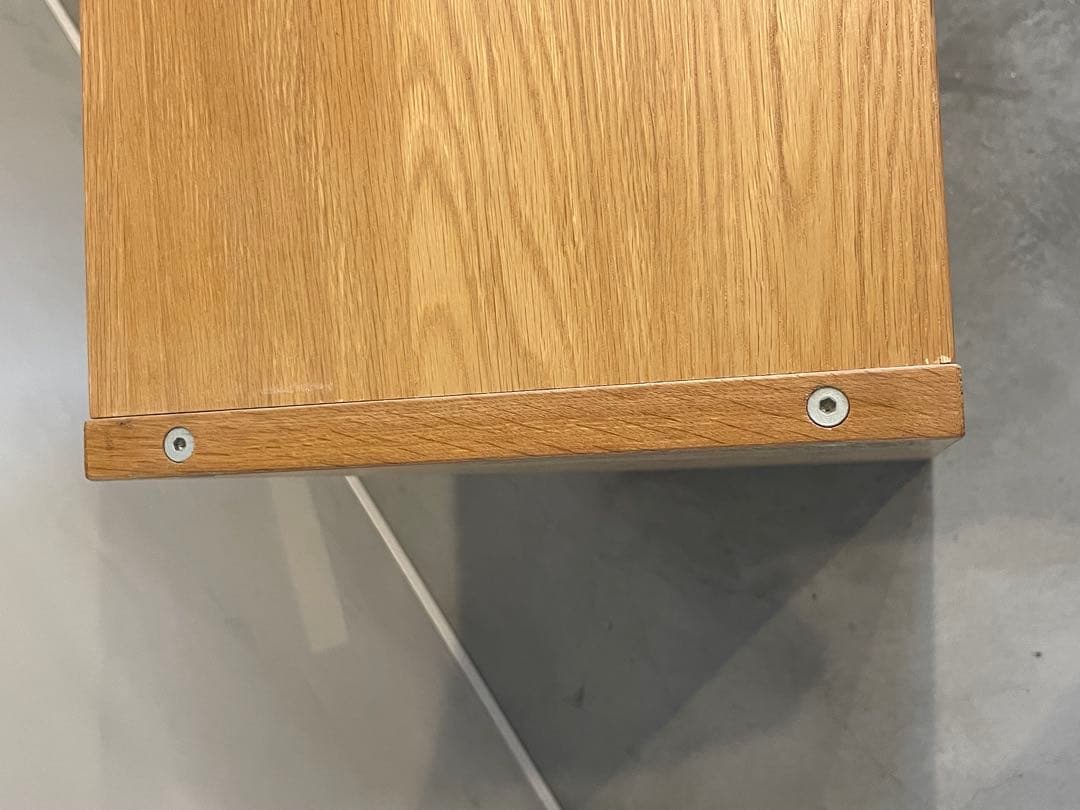 無印良品 スタッキングシェルフ 2段 ワイド オーク材 MUJI 本棚