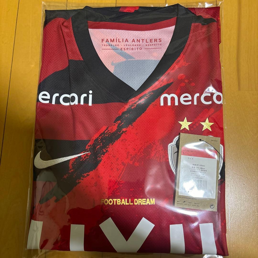 【新品未使用】鹿島アントラーズ ユニフォーム Lサイズ 【レオセアラ9番】