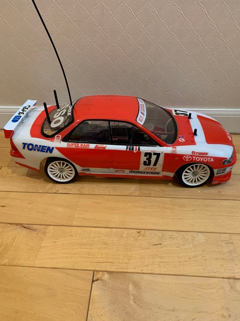 タミヤ　1/10ラジコン　FF01シャーシ　コロナEXIV サンワプロポ