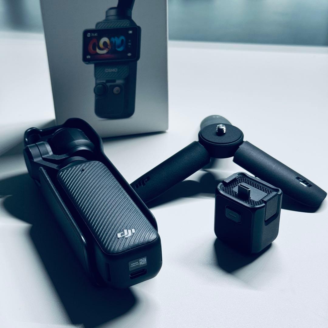 【美品】DJI Osmo Pocket 3/ミニ三脚/microSD 256GB