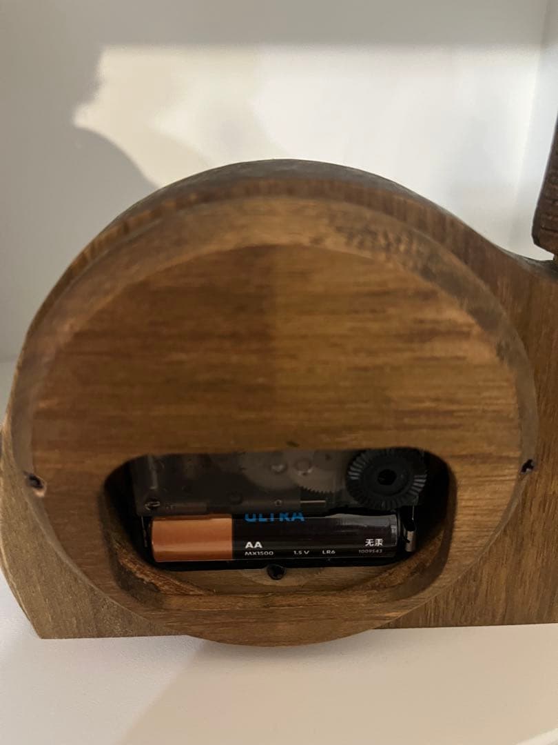 kiyata キヤタ　ロバ　置き時計　木製馬型置時計