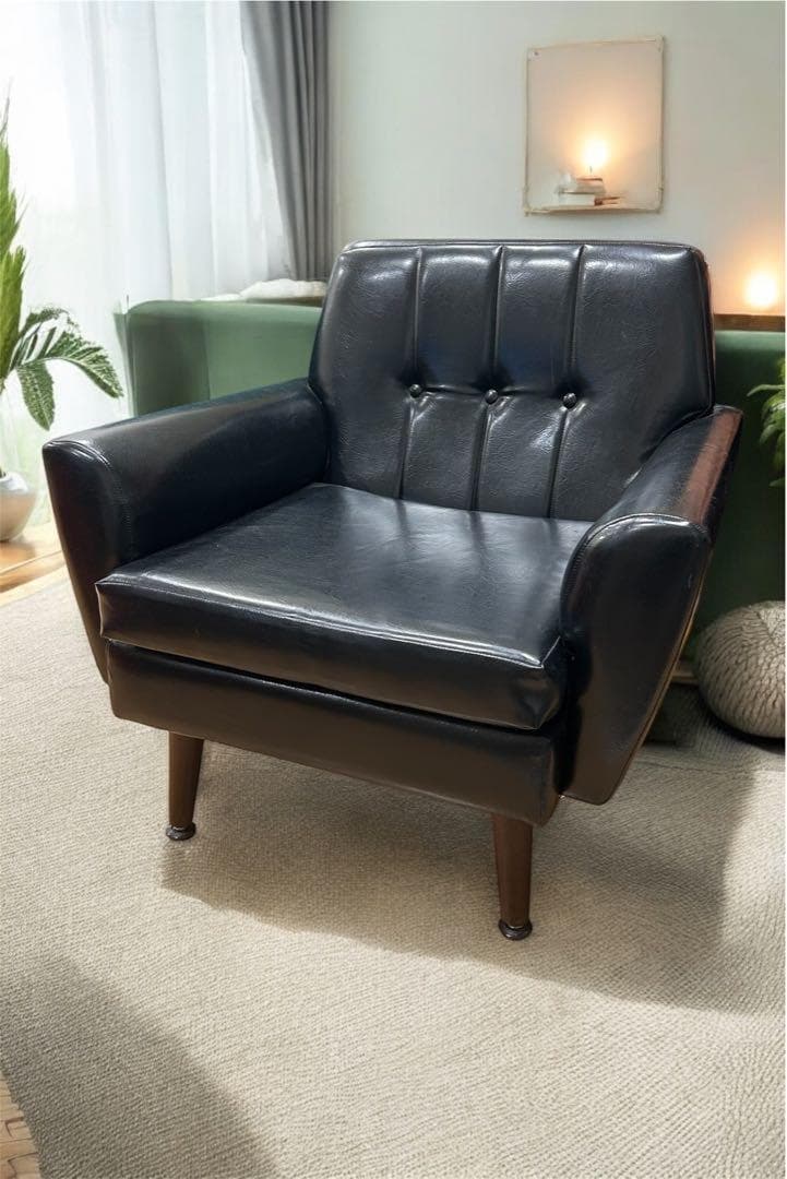 p*8様 ⭐️オークション　オールドマルニ　1人掛けソファ　ミッドセンチュリー