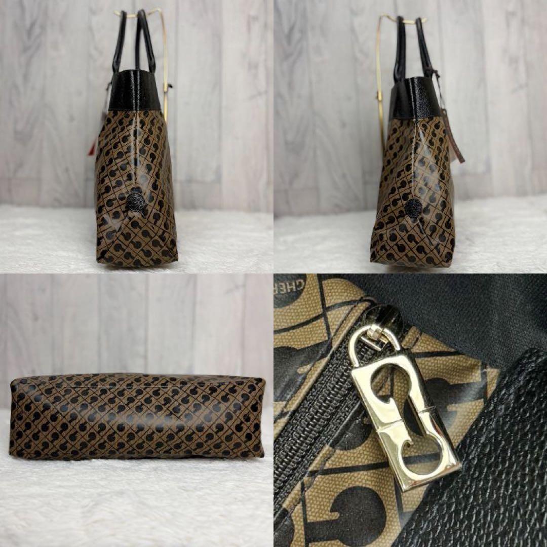 新品タグ付♡GHERARDINI ゲラルディーニ ブランドロゴ総柄 トートバッグ