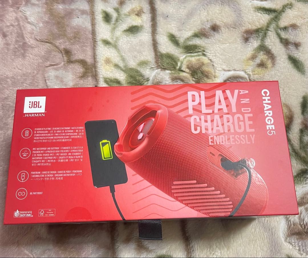 [新品未開封] JBL Charge 5 レッドBluetoothスピーカー