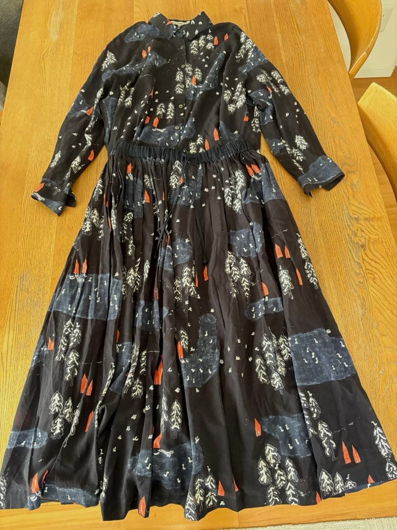 ミナペルホネンforest villageスカート38&ブラウス36セットアップ