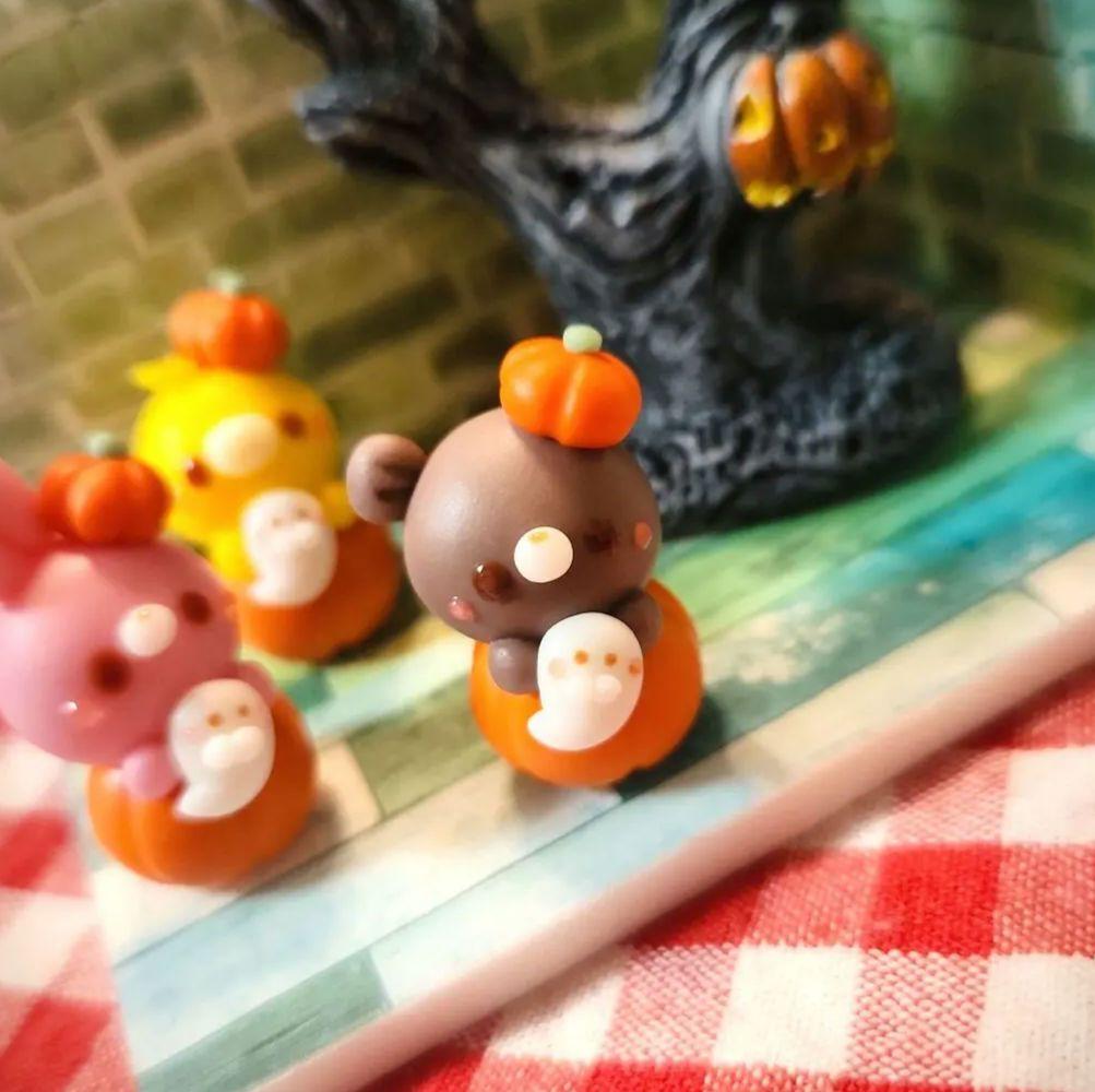 ハロウィン★カボチャくま