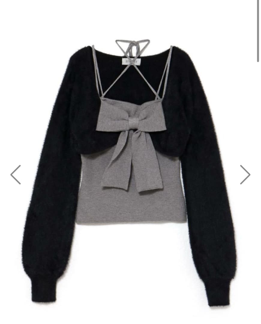 ⭐️最終値下げ⭐️Bubbles リボンニットアンサンブル