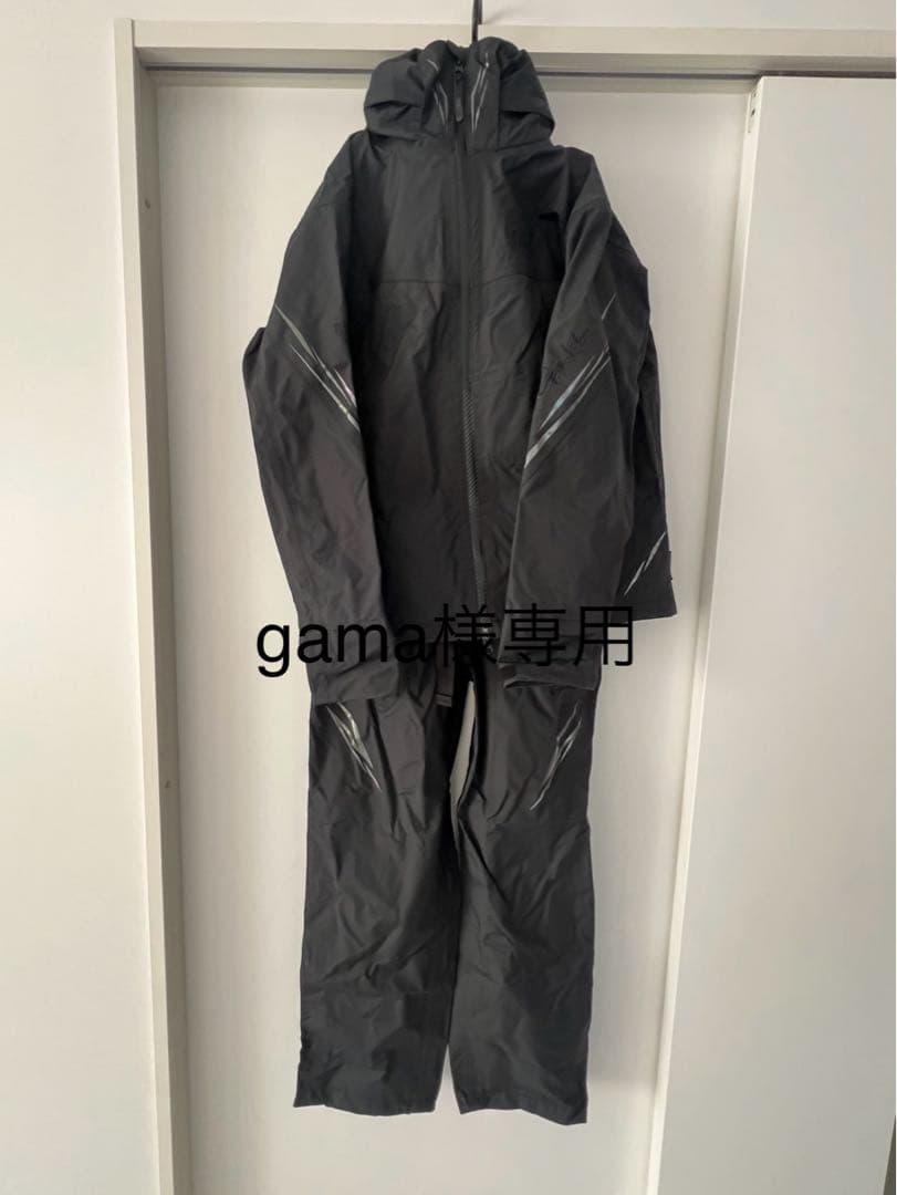 がまかつアルテマシールドプロレインスーツGM3785ブラック×ブラックLサイズ