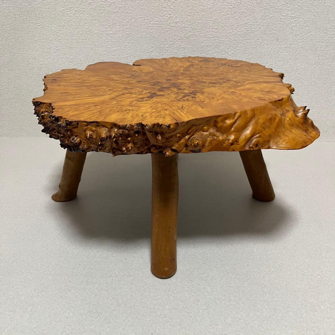 花梨 瘤杢 天然木 一枚板 座卓 ローテーブル