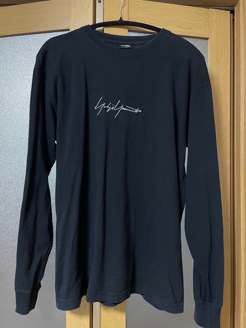 ヨウジヤマモト×ニューエラ　ロンＴ　刺繍ロゴ