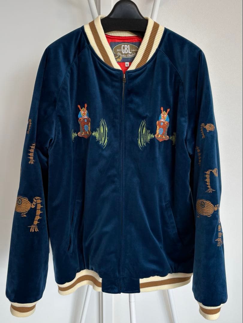 【GBL】天空の城ラピュタ 別珍スカジャン サイズXL