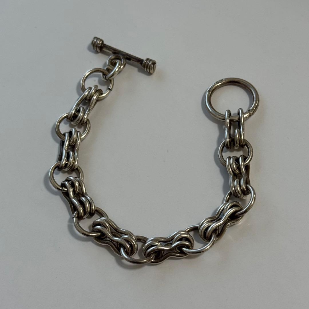 メキシカンジュエリー シルバー925 リンクチェーン ブレスレット