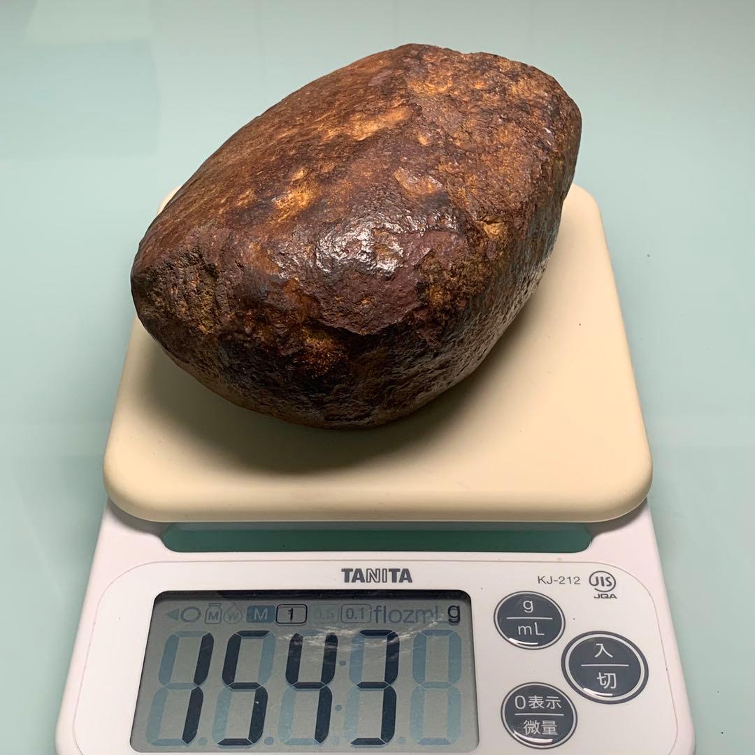 大型　宇宙エネルギーパワー 不思議の石鉄隕石　アンティーク 時代物　約1543g
