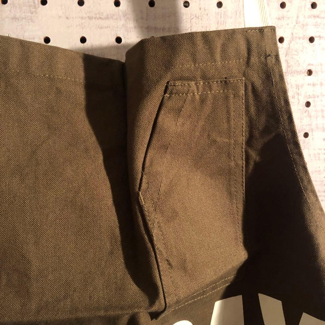 新品未使用品　mountain Research カーキ　エプロン　ダック地
