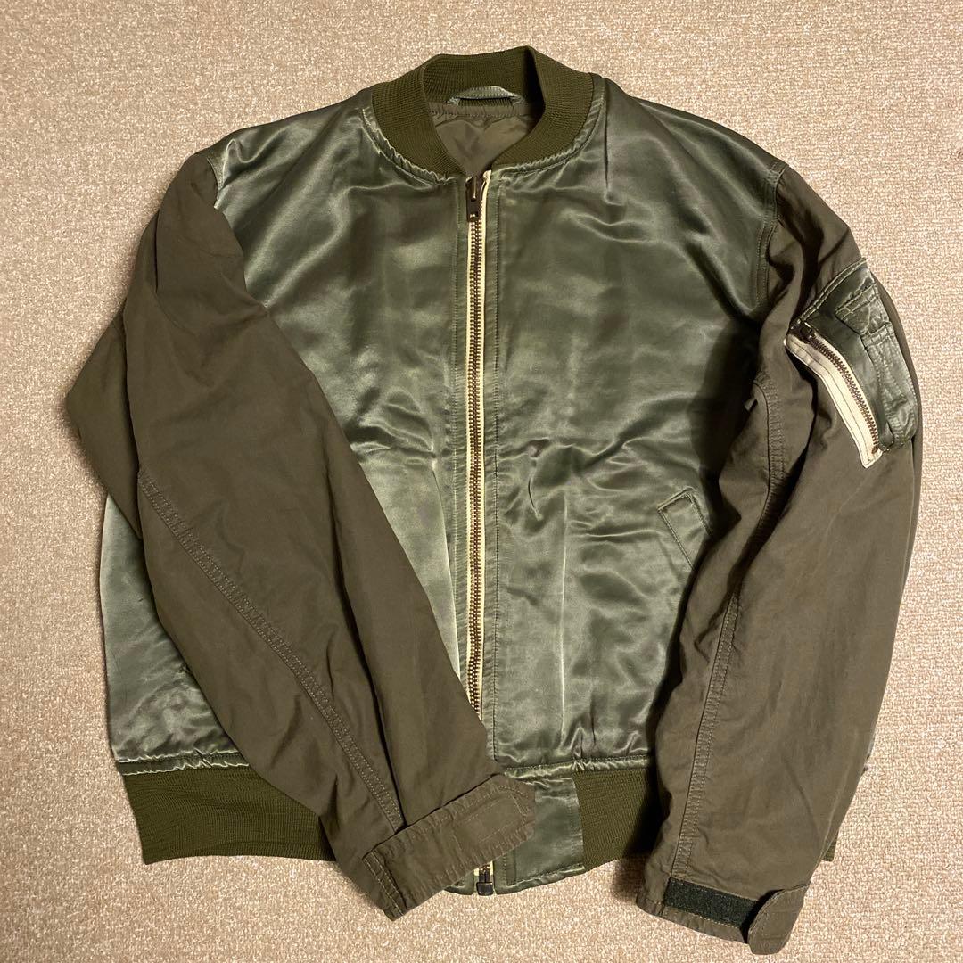 ナイジェルケーボン MA-1フライトジャケット オリーブグリーン