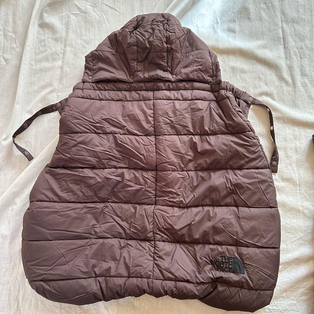 【着用数回美品】THE NORTH FACE ベビーシェルブランケット ブラウン