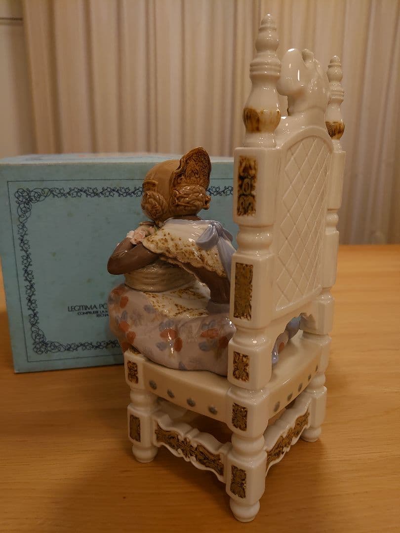 【極美品 絶版】LLADRO リヤドロ 1398『バレンシアの少女(花かご)』