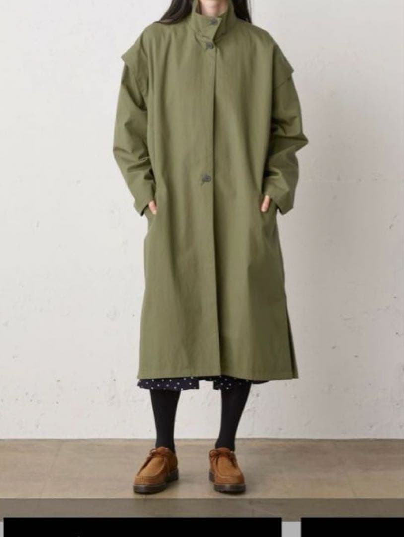 MidiUmi スタンドカラーコート